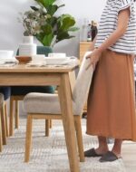Heim Studio BECCA Kursi Makan Krem - Gambar 2